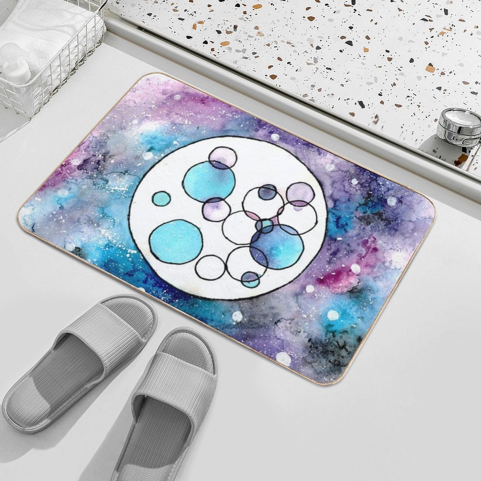 Moon  Dirt-Trapping Bath Mat