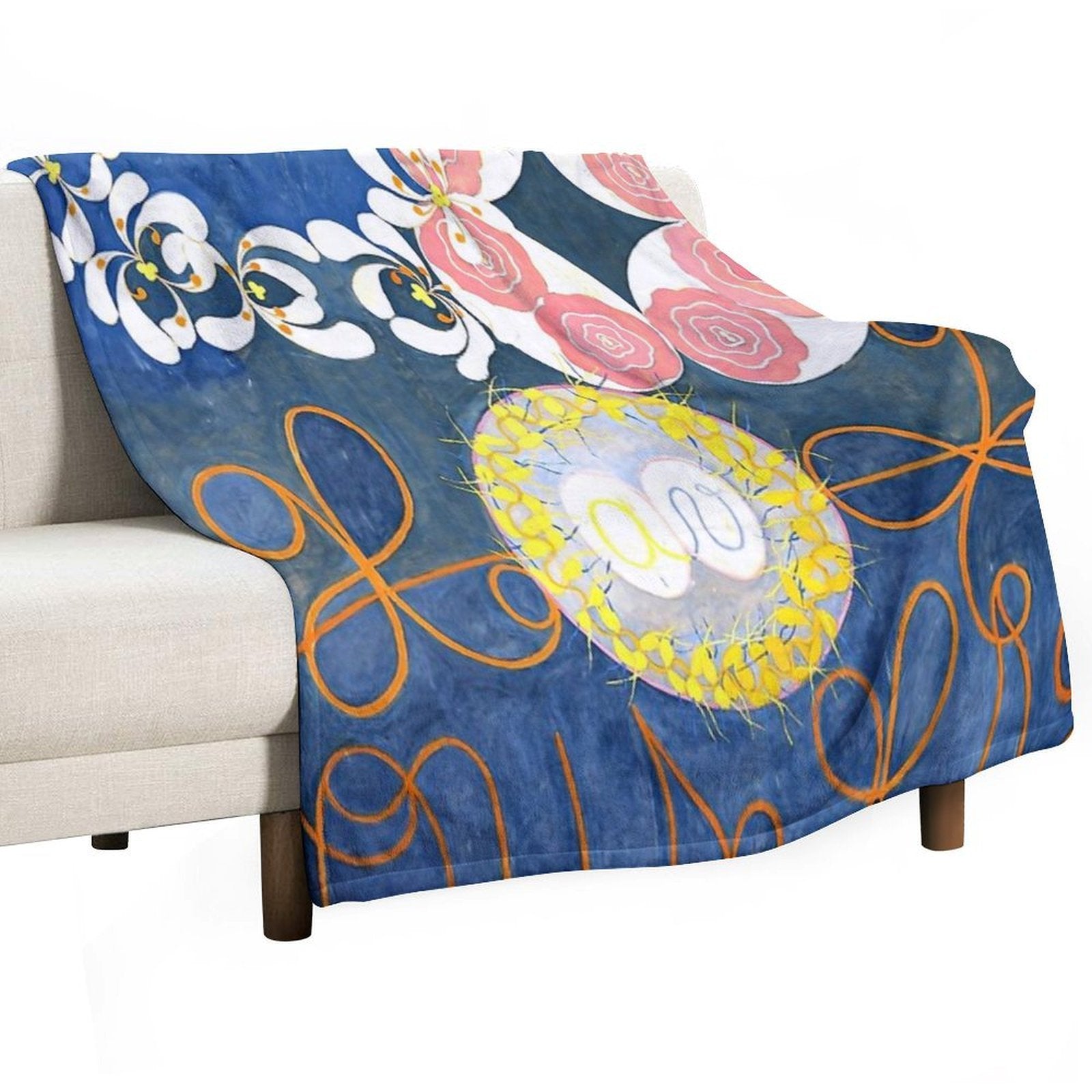Hilma Af Klint The Ten Largest, No. 01, Childhood, Group IV Easy Care Throw Blanket