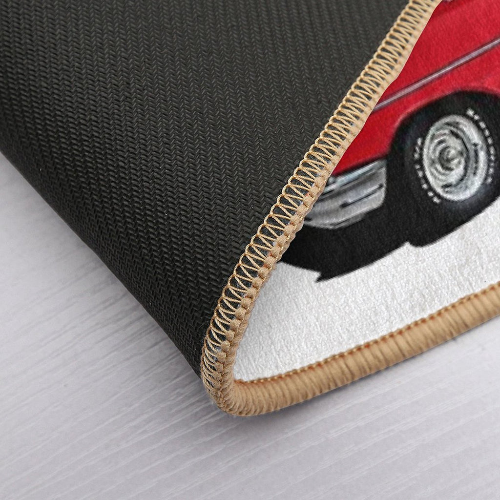 Three Bel Airs Durable Bath Mat
