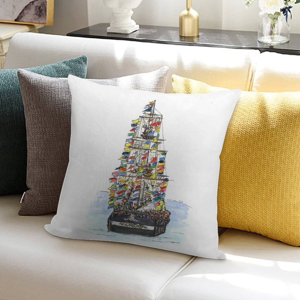 Gasparilla Pirate Festival, Tampa Soft Gift Ready Throw Pillow