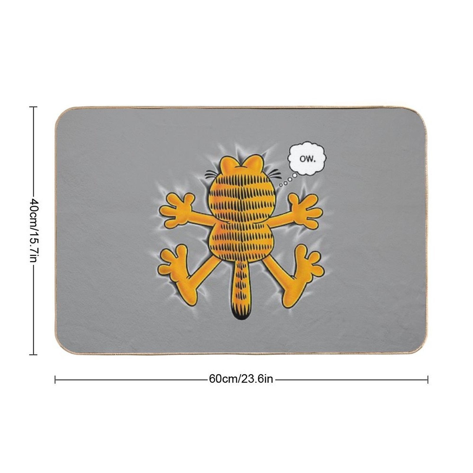 Cute Garfield Ow Durable Bath Mat