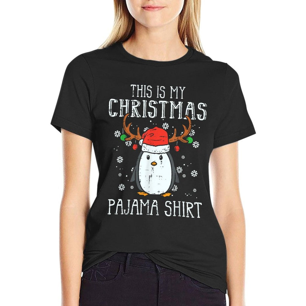 This Is My Christmas Penguin Xmas Men Women Kids Girls Comfortable T-Shirt