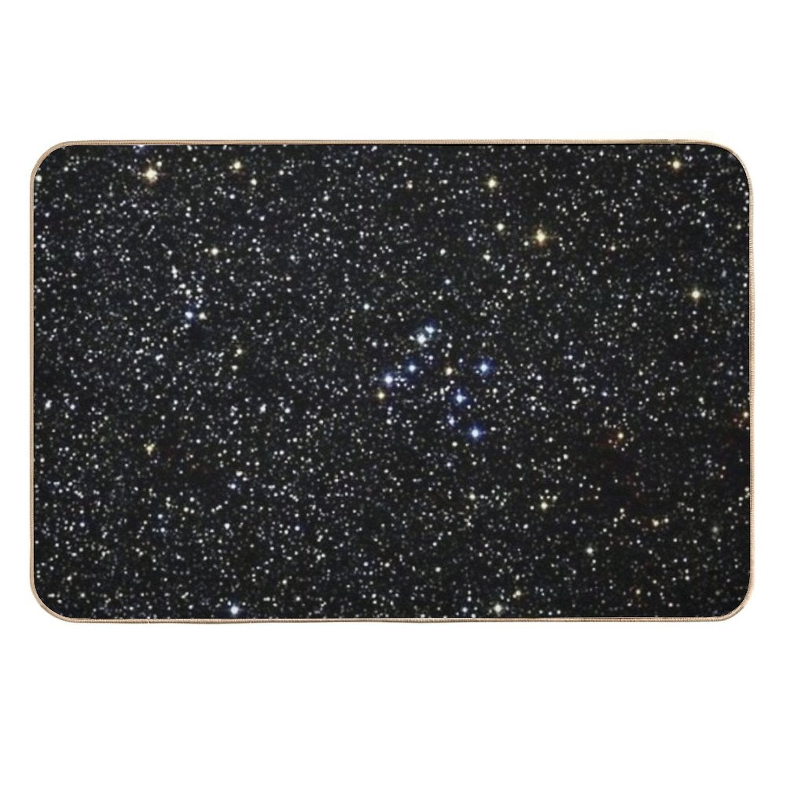 Black Glitter  Pet-Safe Bath Mat