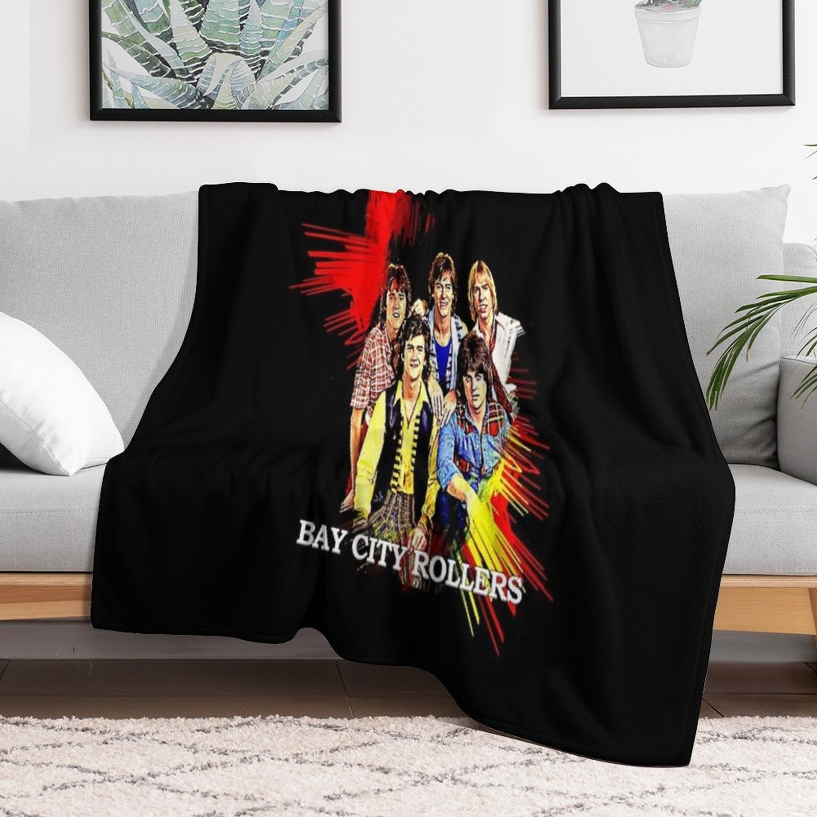 Bay City Rollers Merchandise Shrink-resistant Throw Blanket