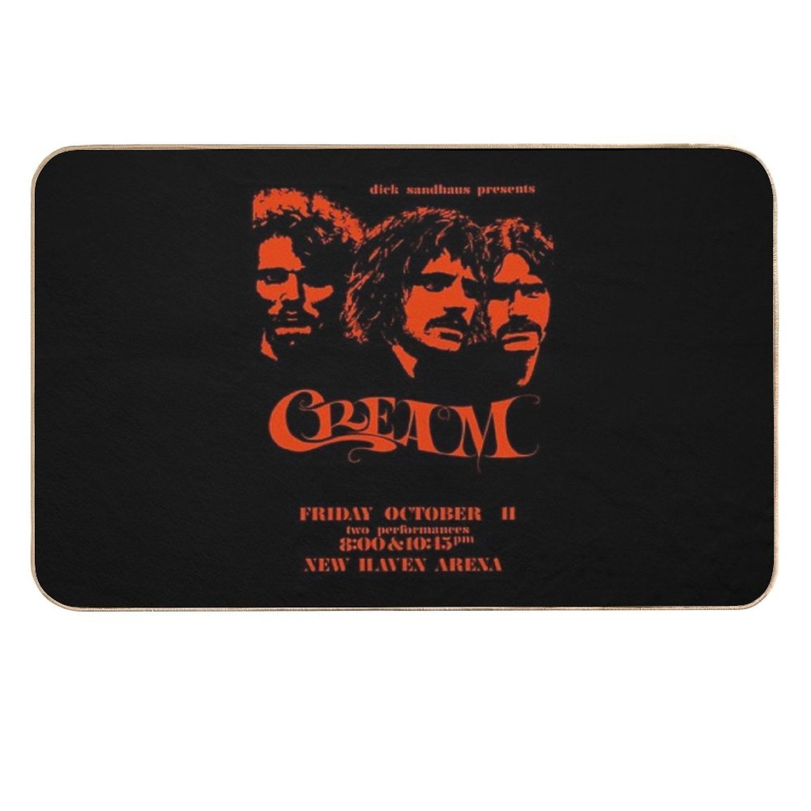 Cream Band  Multi-Purpose Bath Mat