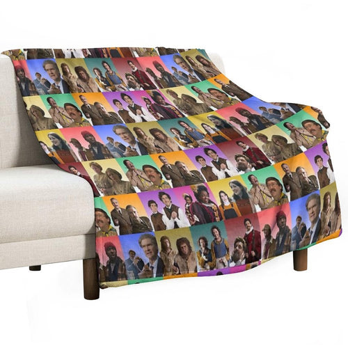BBC Ghosts Retro Portraits Multi-functional Throw Blanket