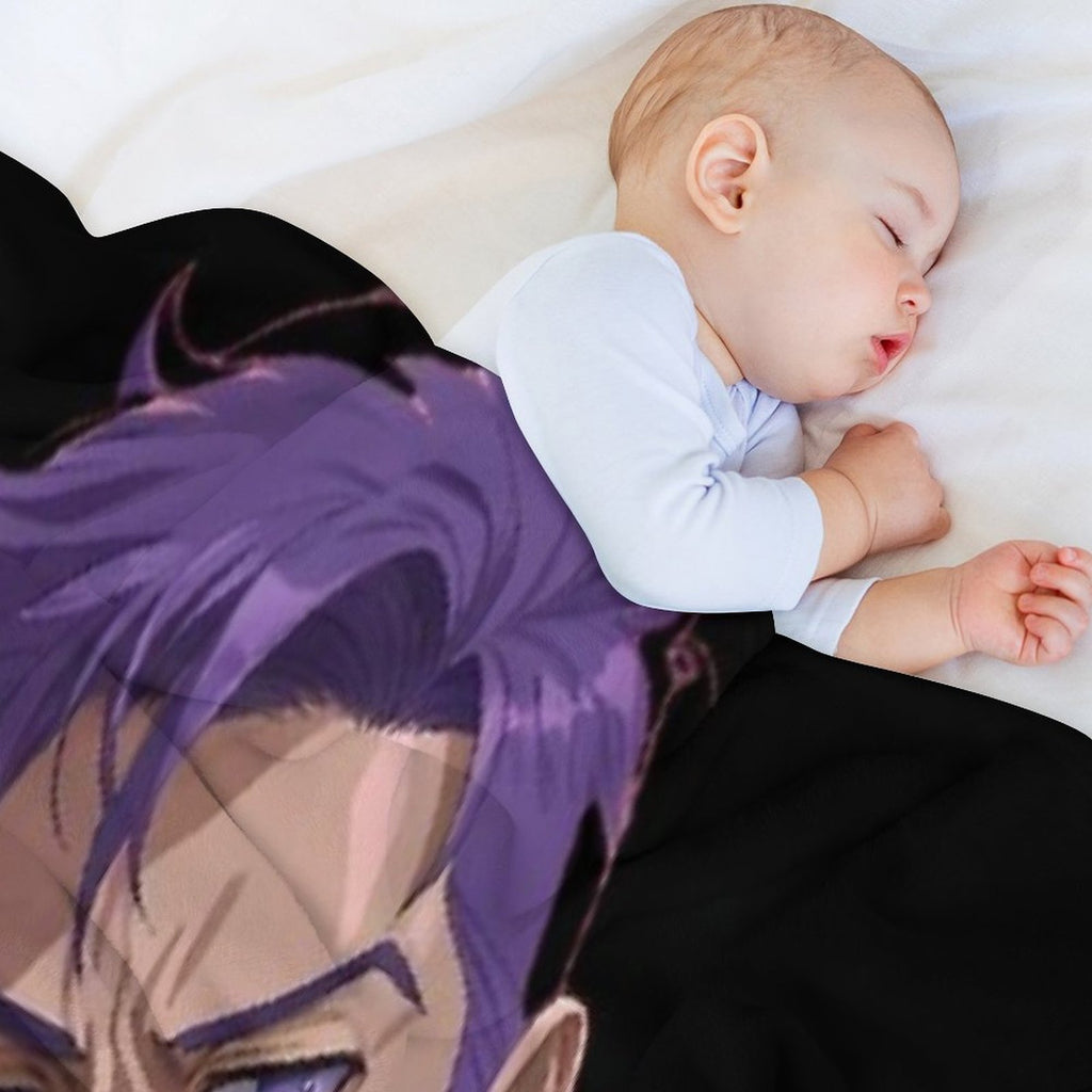 Thanos Squid Game Anime Style - Player 230 - Choi Subong - BigBang TOP Travel-friendly Throw Blanket