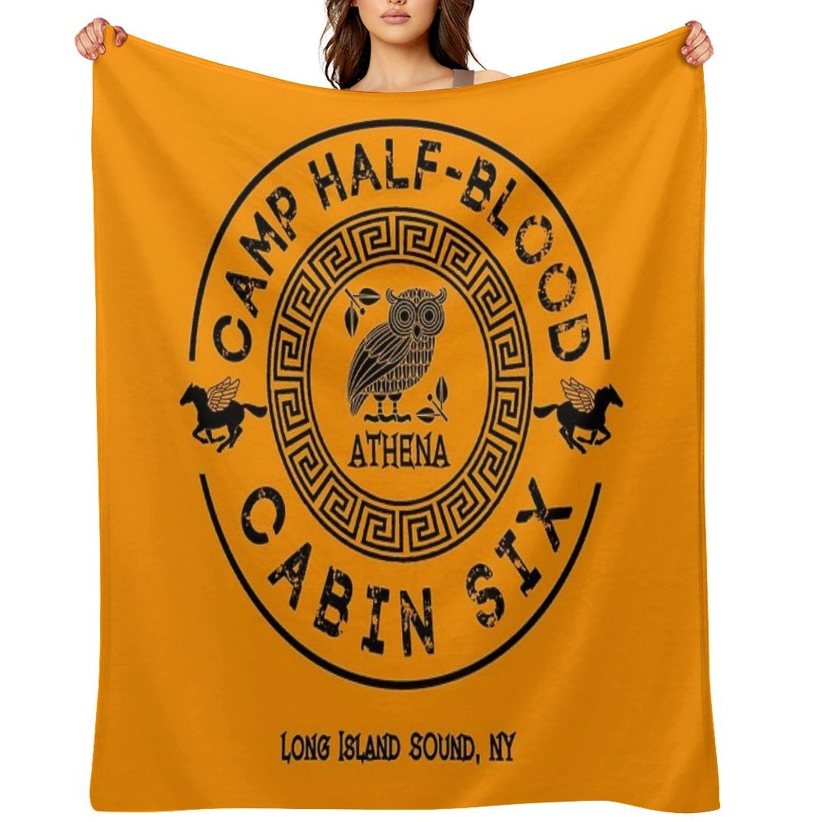 Cabin Six - Athena - Percy Jackson - Camp Half-Blood - Quick-dry Throw Blanket