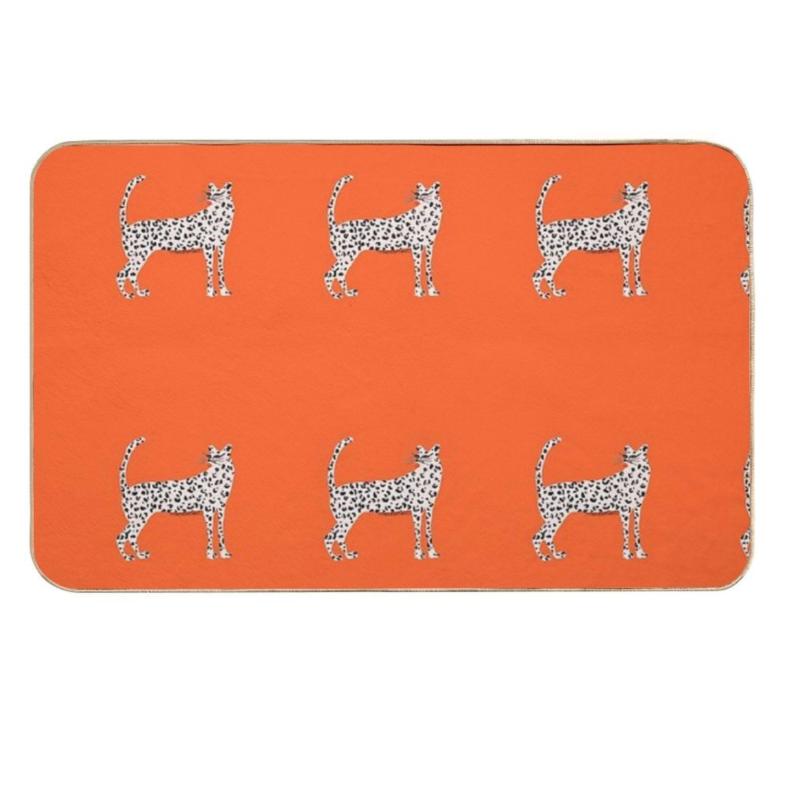 Pink Leopard  Odorless Bath Mat