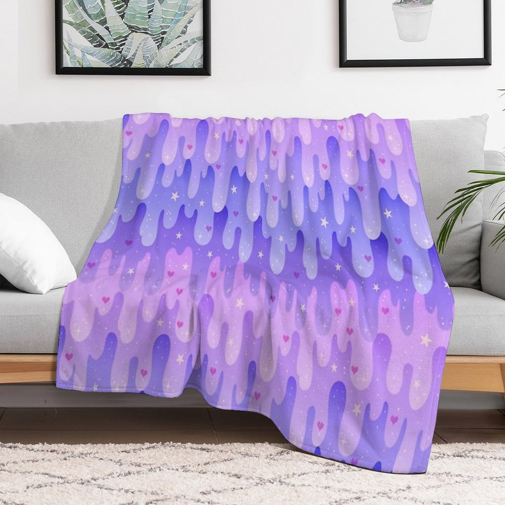 Lavender Slime Versatility Throw Blanket