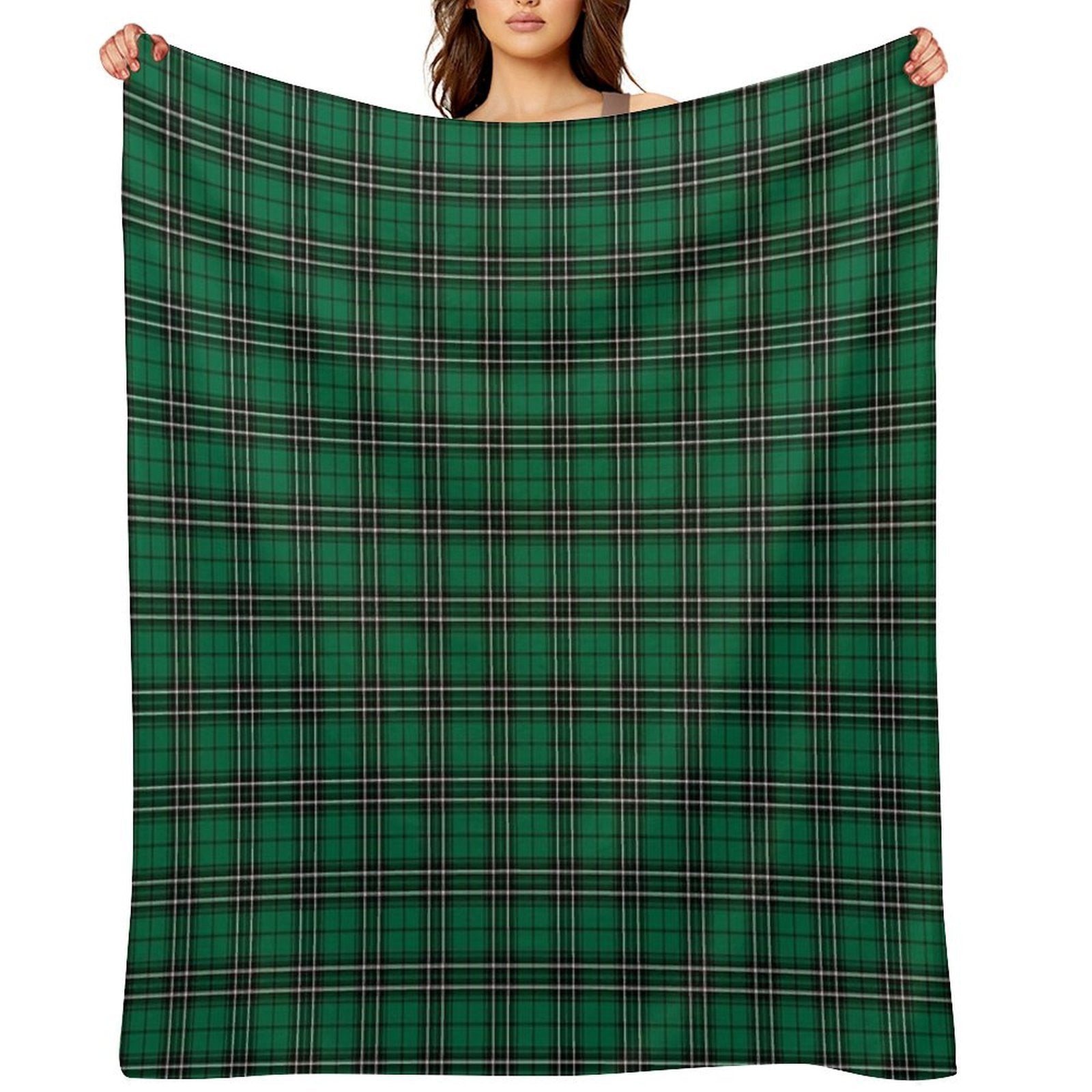 Clan MacLean Hunting Tartan All-season Throw Blanket
