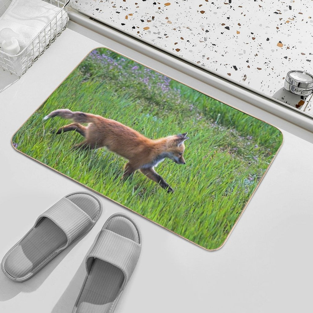 Fox Trot Durable Bath Mat