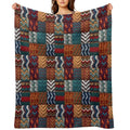 Cosiness Knitted And Crocheted Wrinkle-free Throw Blanket