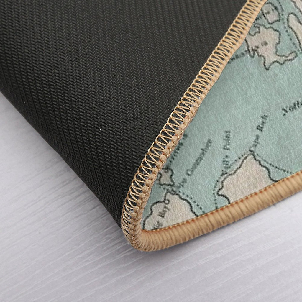 Vintage Map of Georgian Bay And Muskoka Lakes  Anti-Trip Bath Mat