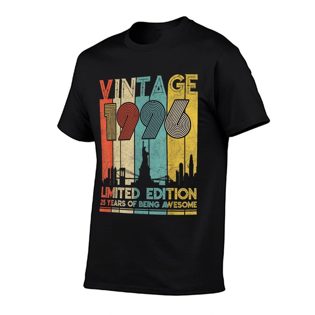 Vintage Made in 1996 - 25th Birthday 25 Years Old Gift  Cotton T-Shirt
