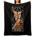 The Spiral Tarotesque - (Dark) Eco-conscious Throw Blanket