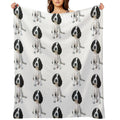 Sprocker Spaniel Multi-functional Throw Blanket