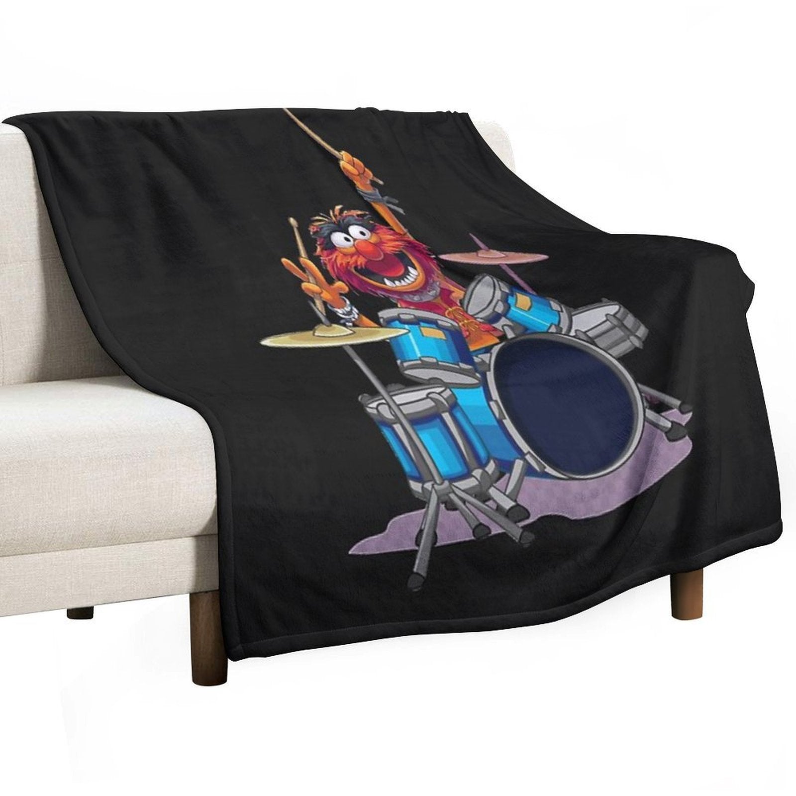 Animal Drummer The Muppets Show Versatility Throw Blanket