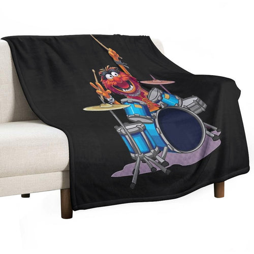 Animal Drummer The Muppets Show Versatility Throw Blanket