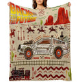 1885 Delorean Anti-pilling Throw Blanket