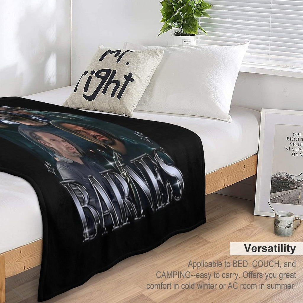 Bucky Barnes Thunderbolts Sebastian Stan Winter Soldier Avengers Superhero Captain America Movies Poster Multi-functional Throw Blanket
