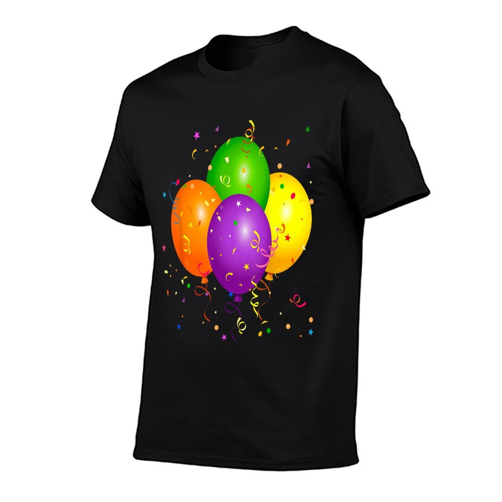 It's My Party Balloons Birthday Party Time  High-quality Stitching T-Shirt
