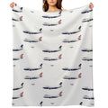 British Airways 747s Compact Throw Blanket