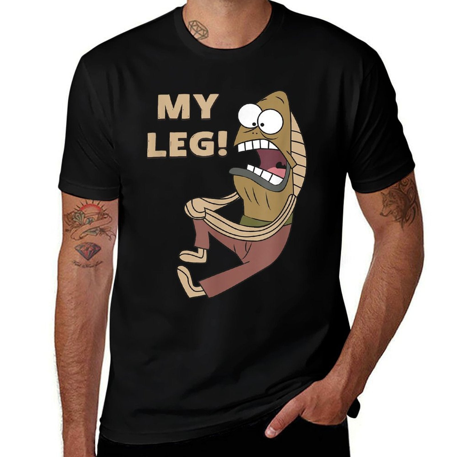 Mademark X SpongeBob SquarePants - Fred The Fish - My Leg!  Vintage-inspired T-Shirt