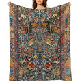 Antique Persian Carpet Print Premium Throw Blanket