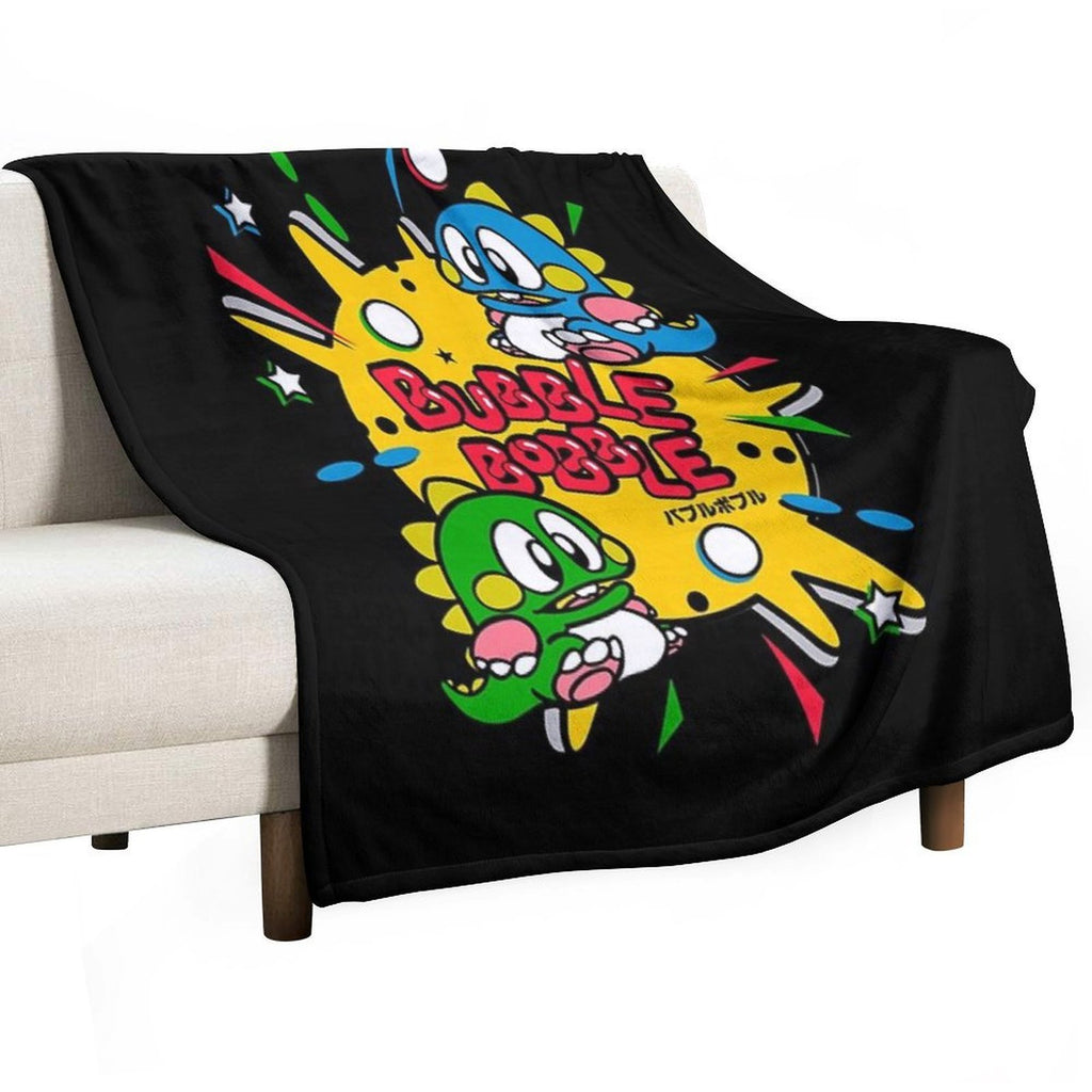 Bubble Bobble All-season Throw Blanket