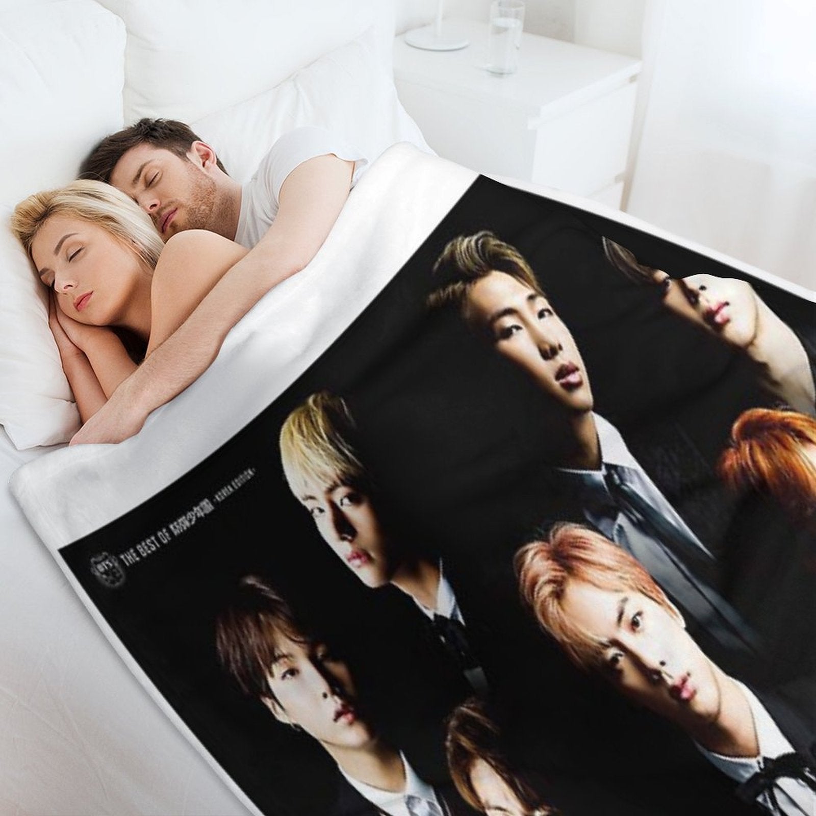 BTS Group Photo Durable Throw Blanket