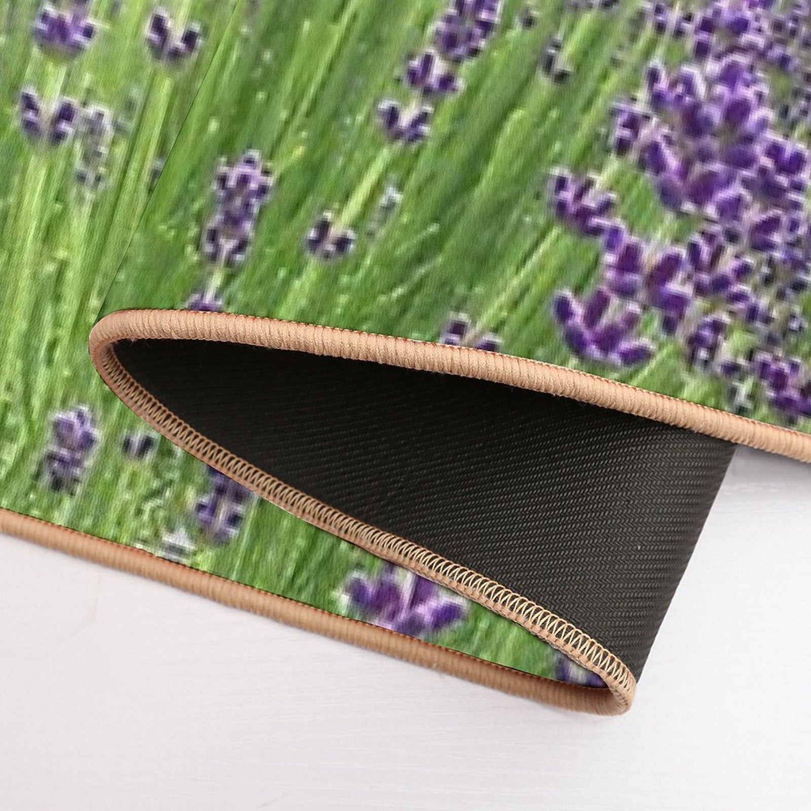 Lovely Lavender Fields Durable Bath Mat