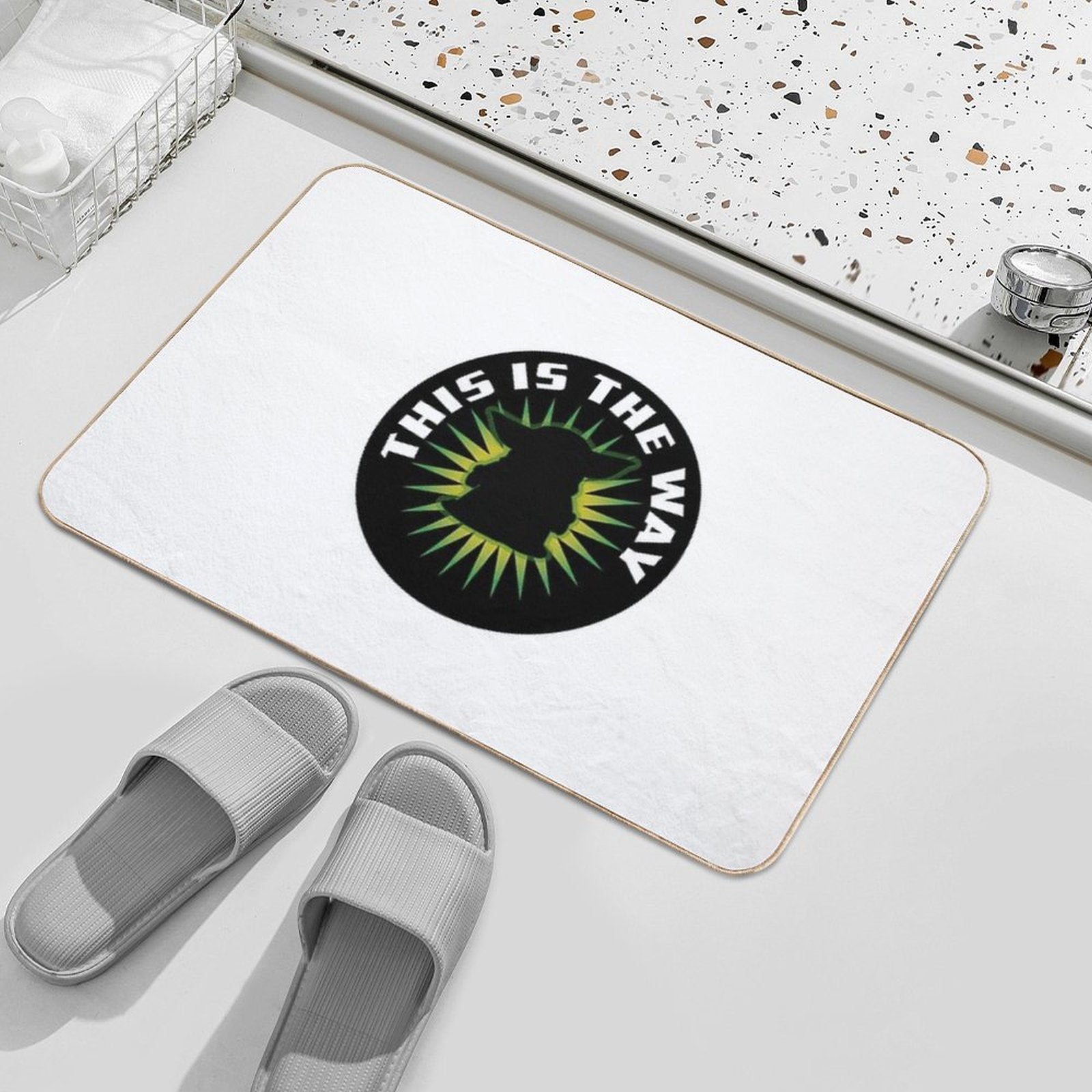 This Is The Way  Easy Maintenance Bath Mat
