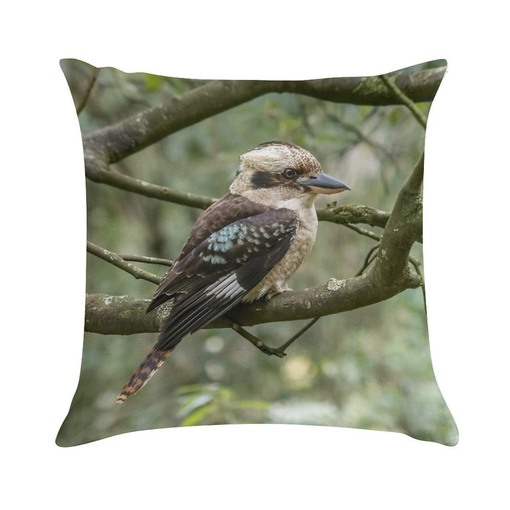 Grant's Kookaburra - Australian Bird Gift Soft Easy Maintenance Throw Pillow