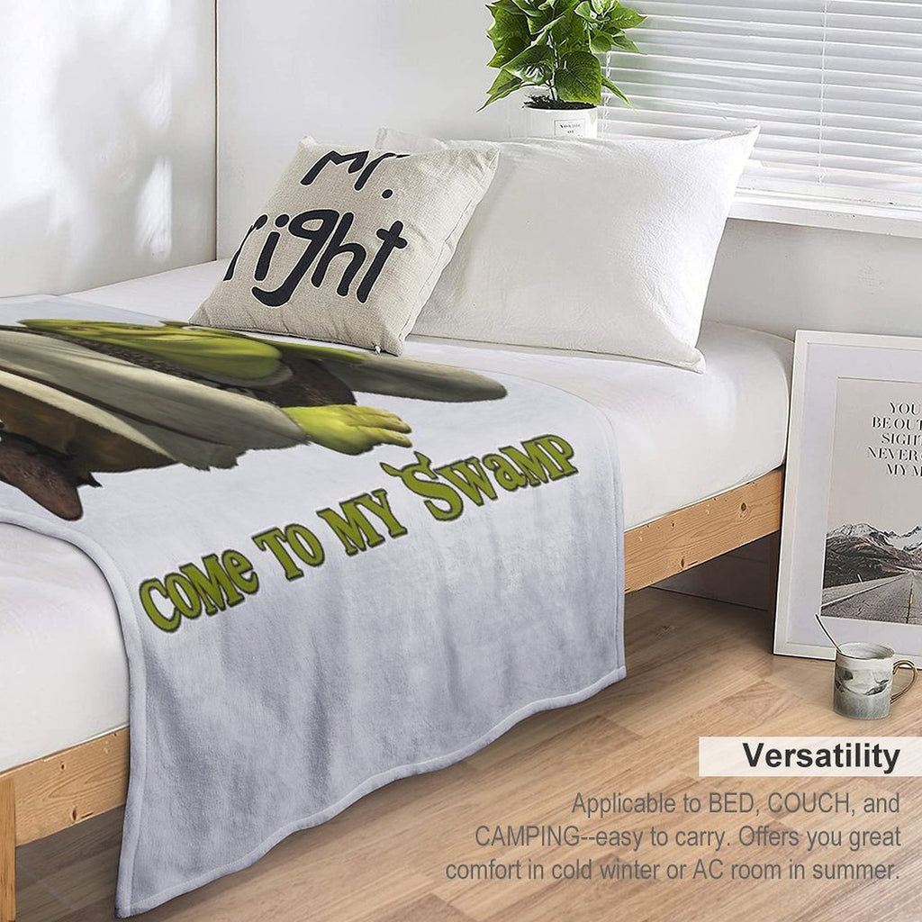Come to My Swamp - Shrek Versatility Throw Blanket
