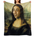 Nicolas Cage As The Mona Lisa All-season Throw Blanket