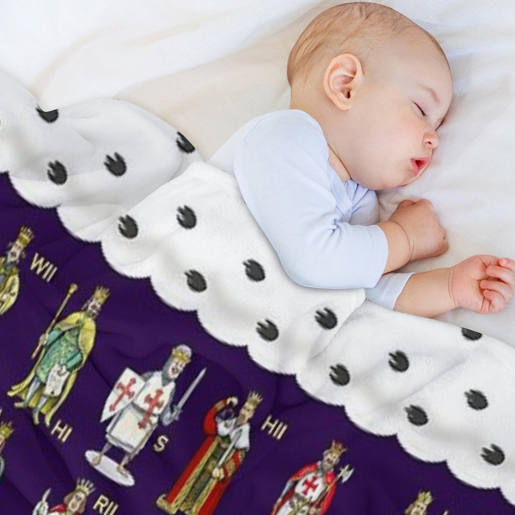 British Monarchs The Complete Set Eco-conscious Throw Blanket