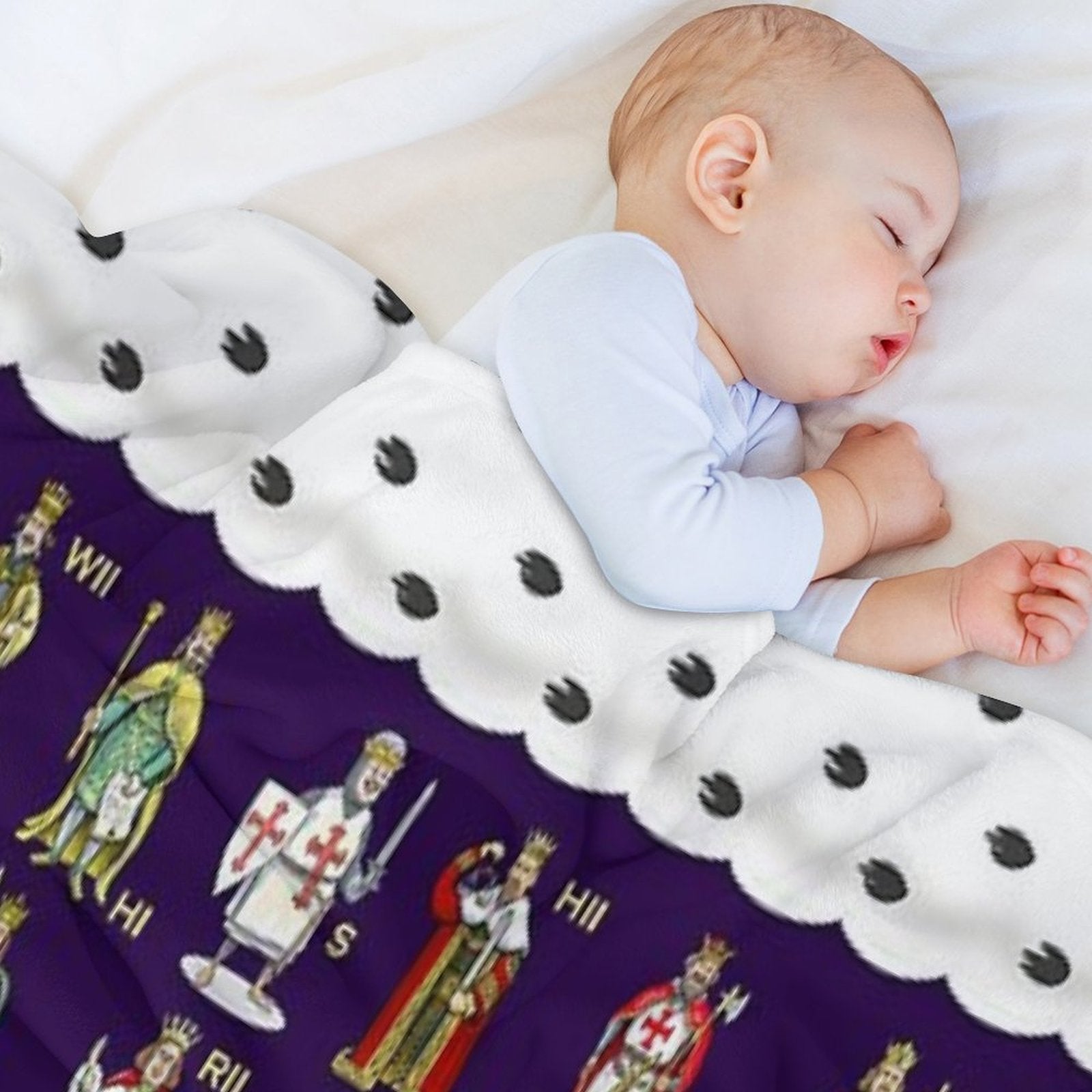British Monarchs The Complete Set Eco-conscious Throw Blanket