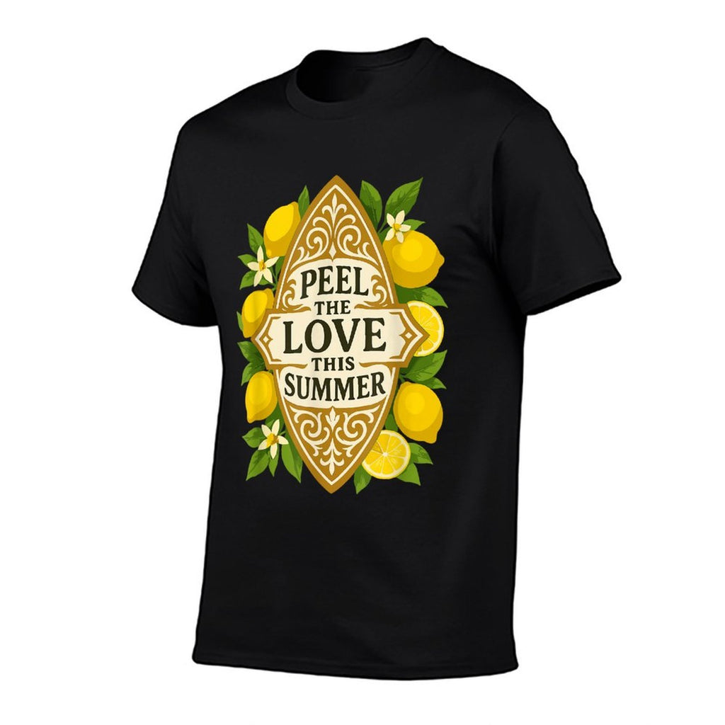 Retro Aesthetic Lemons Citrus Fruit Floral Funny Summer Pun  Oversized Silhouette T-Shirt