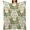 Wind in The Willows Book Cover Lightweight Throw Blanket