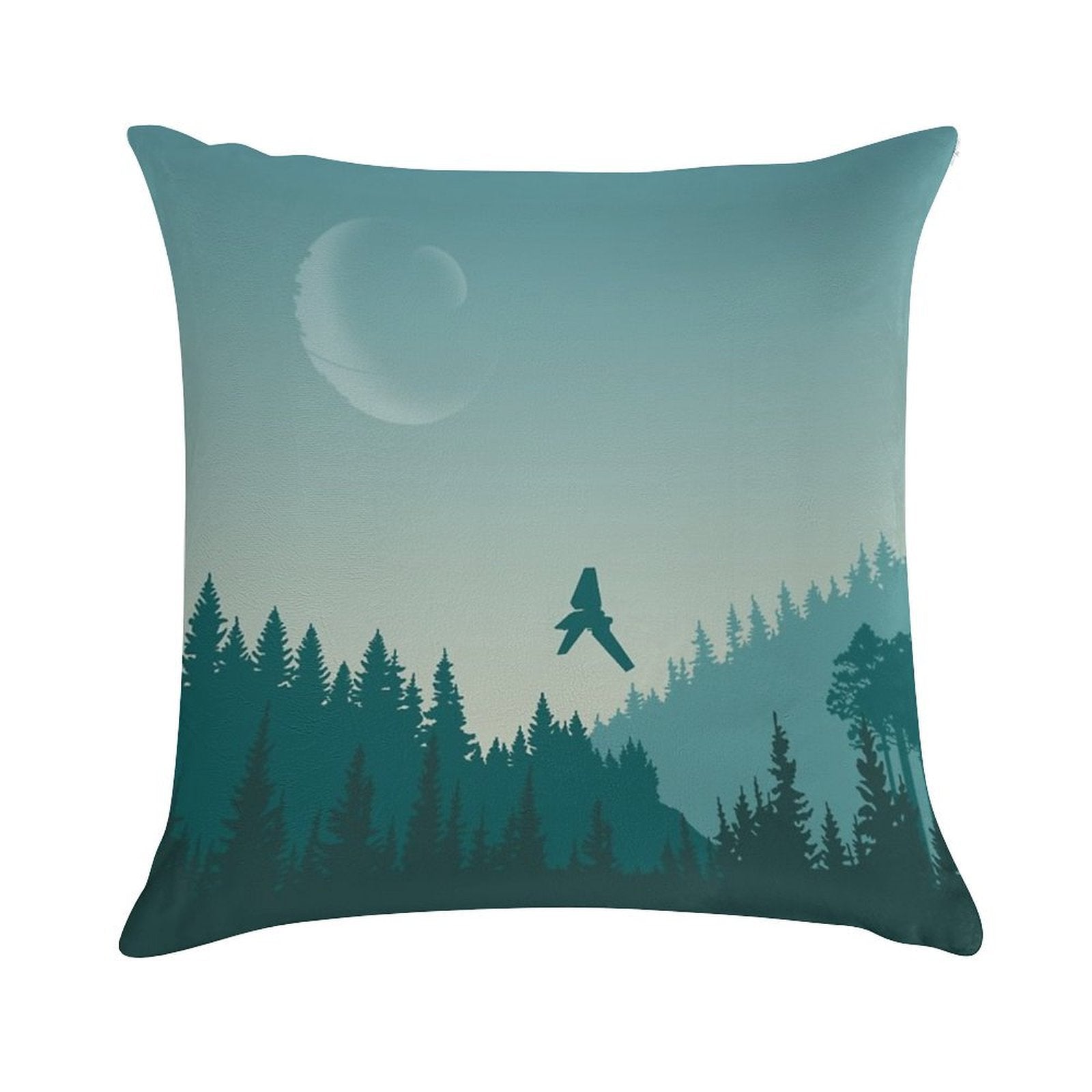 Endor Poster Soft Decorative Cover Throw Pillow