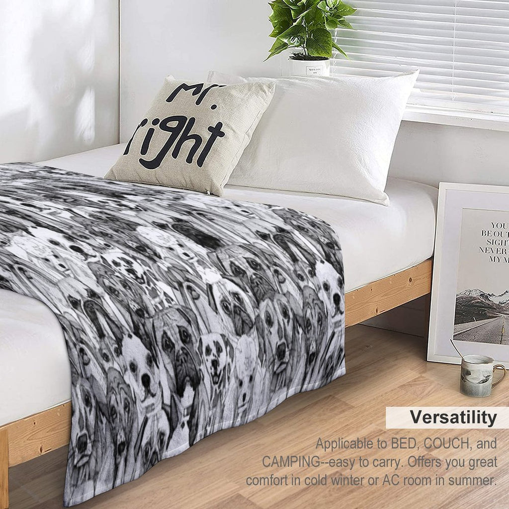 Just Dogs All-season Throw Blanket
