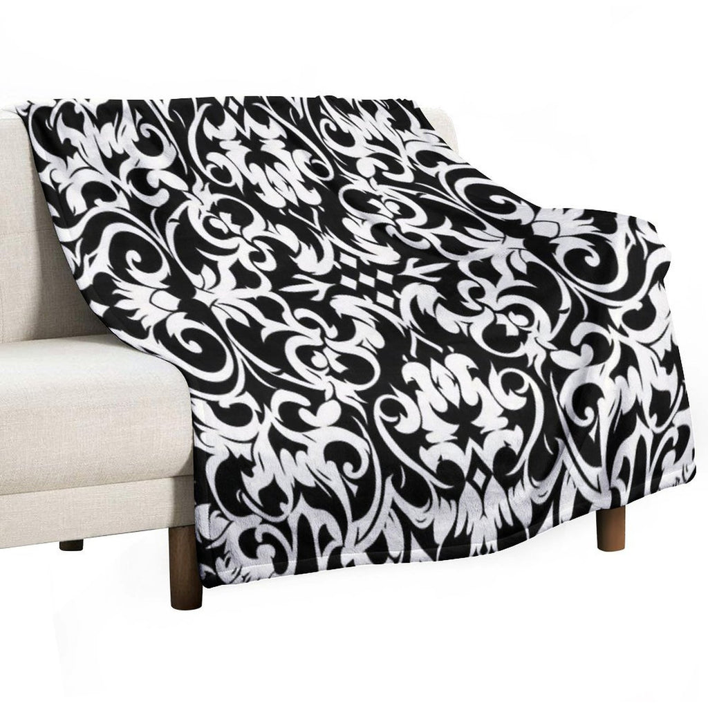 Baroque Wrinkle-free Throw Blanket