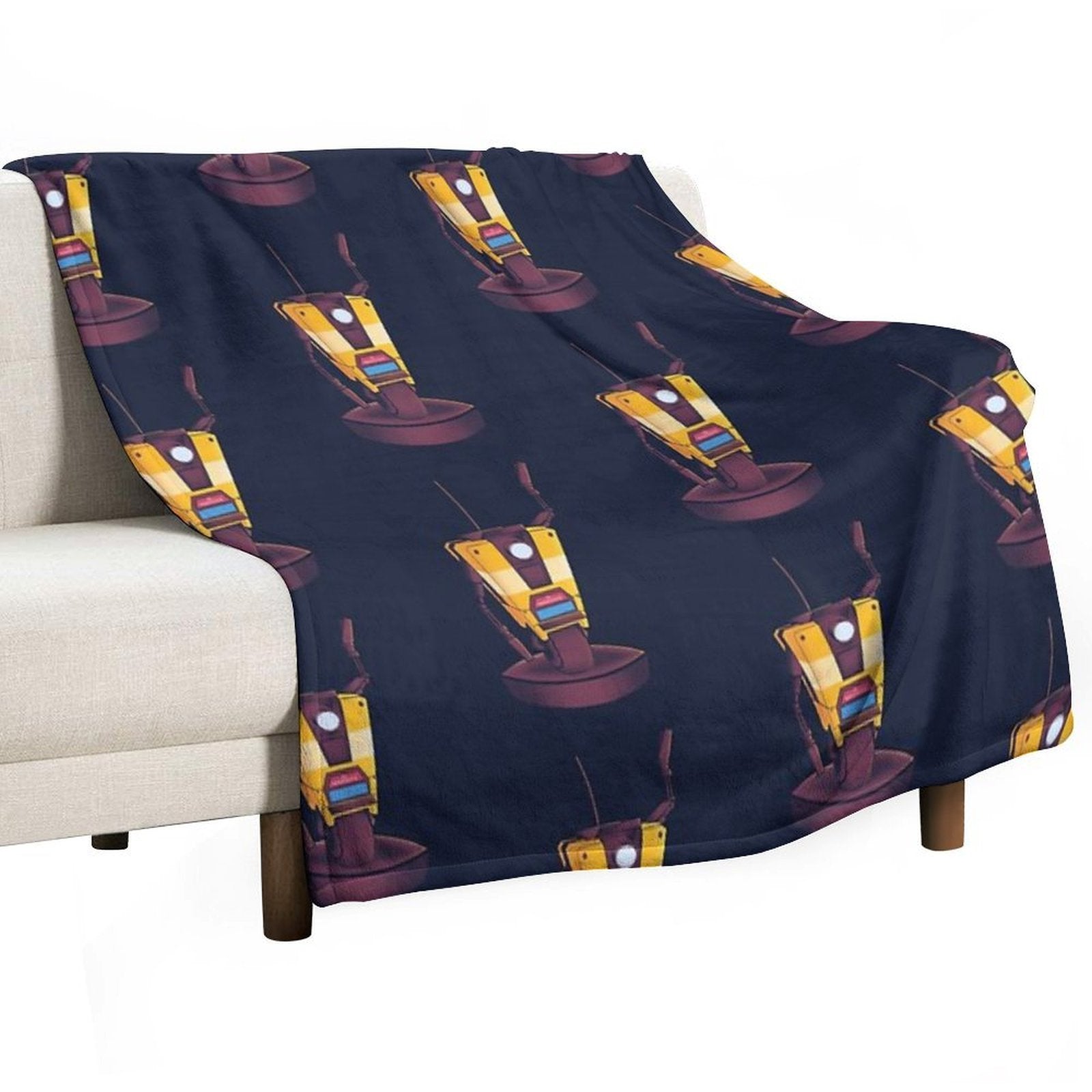 Waving Claptrap! Compact Throw Blanket