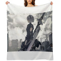 Nier Automata 2B Premium Throw Blanket