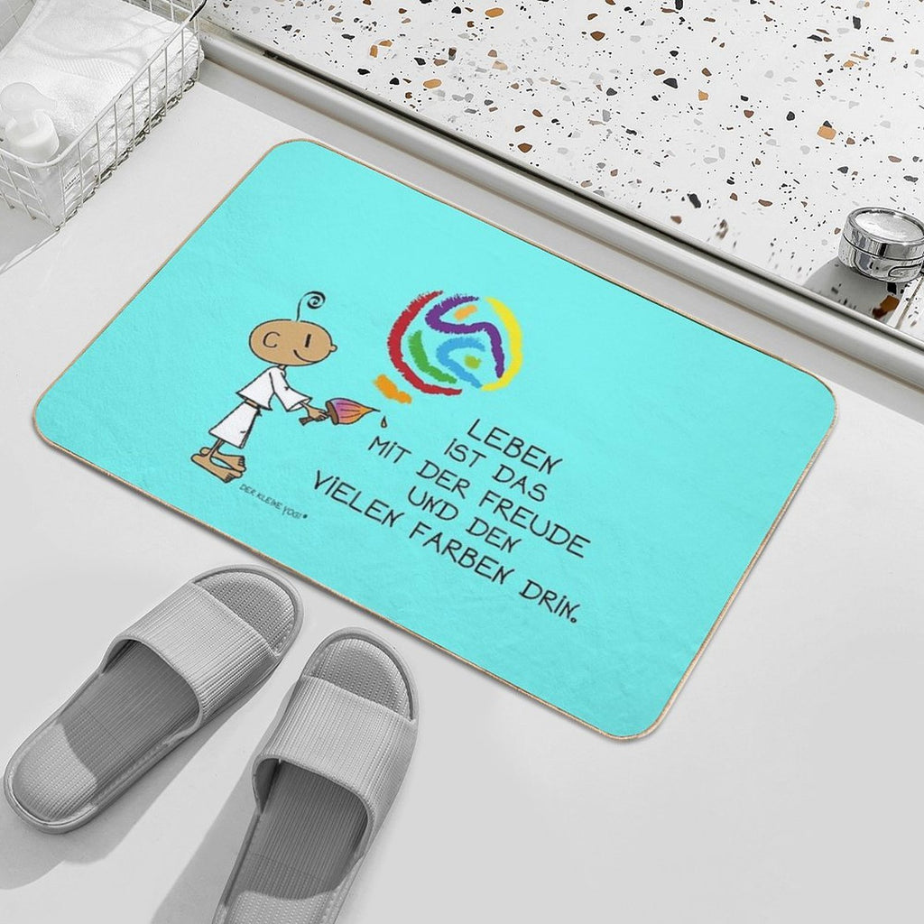 Life Is About Joy  Versatile Bath Mat