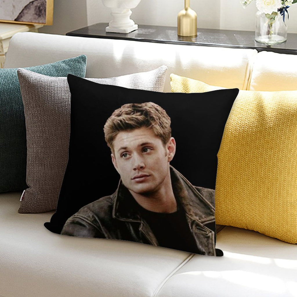 Dean Winchester Supernatural Soft Durable Construction Throw Pillow