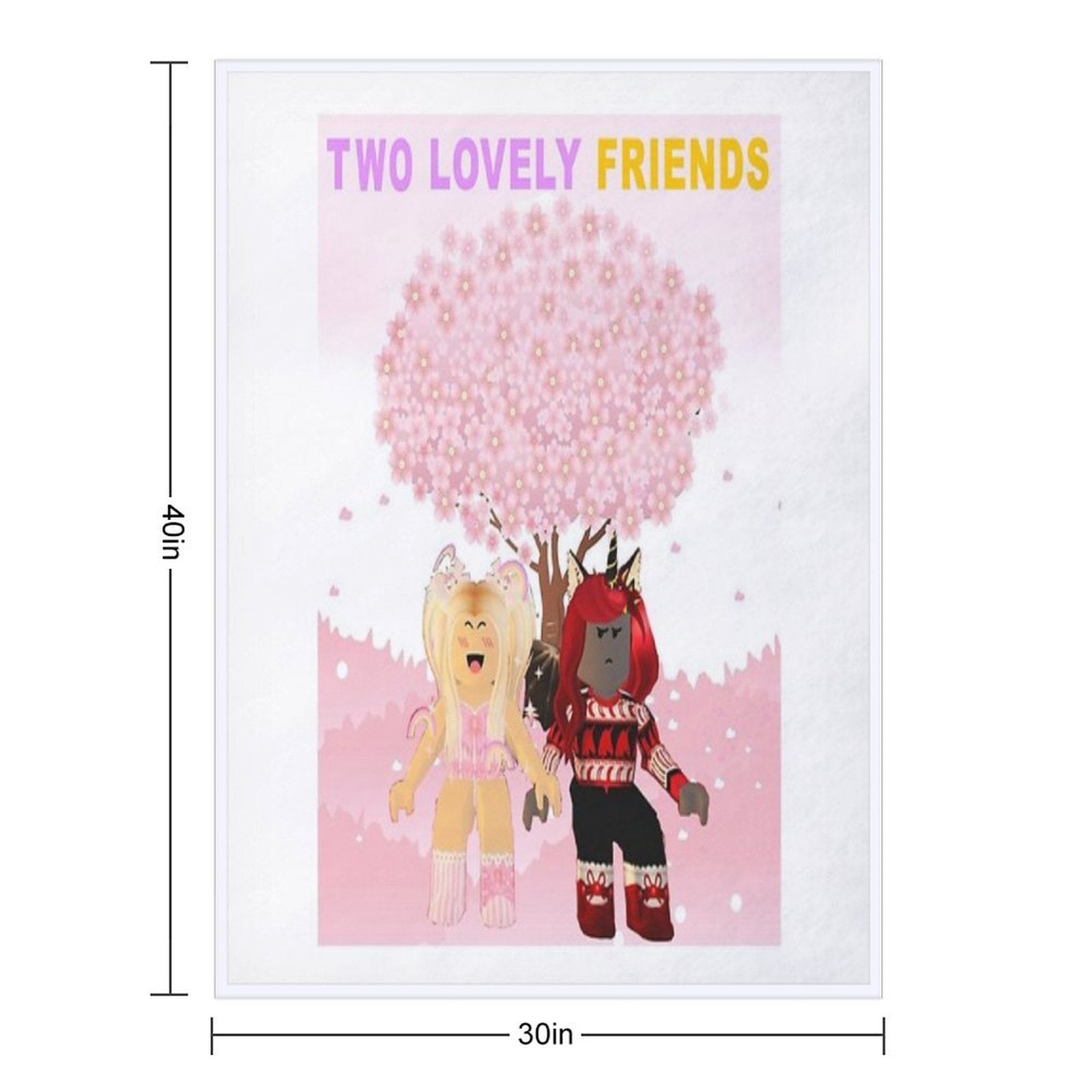 Two Best Friends IamSanna And Moody Wrinkle-free Throw Blanket