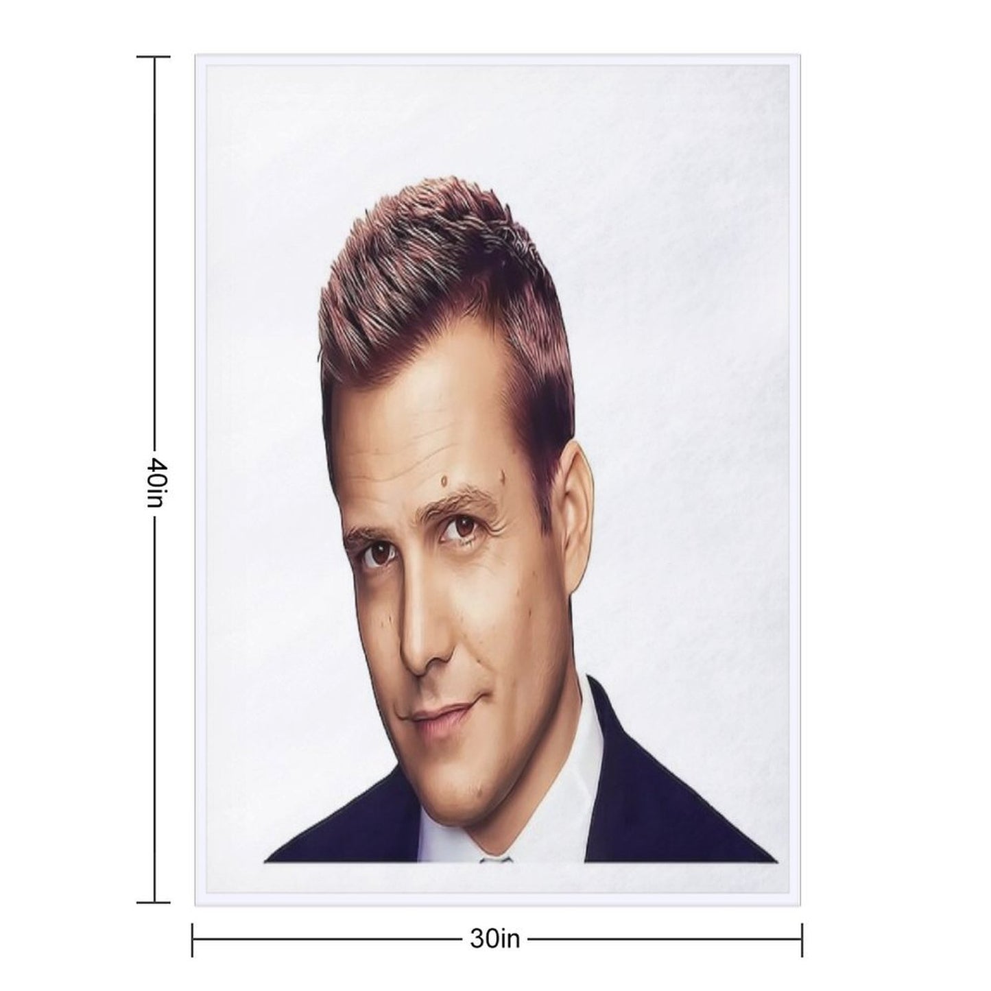 Harvey Specter - Suits Velvety-soft Throw Blanket