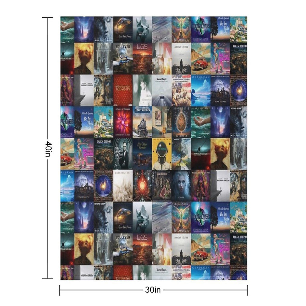 Wayfarer Records Album Covers All-season Throw Blanket